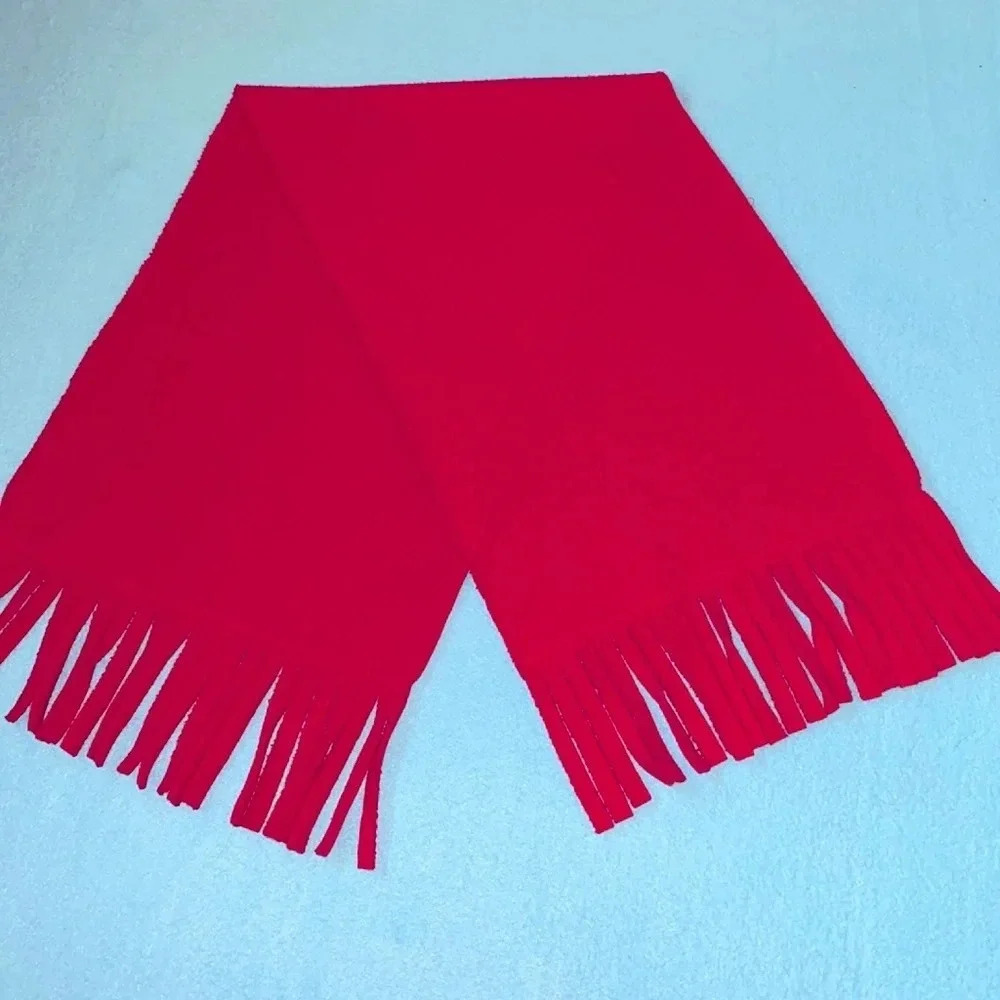 Unbranded scarf hot pink fringe